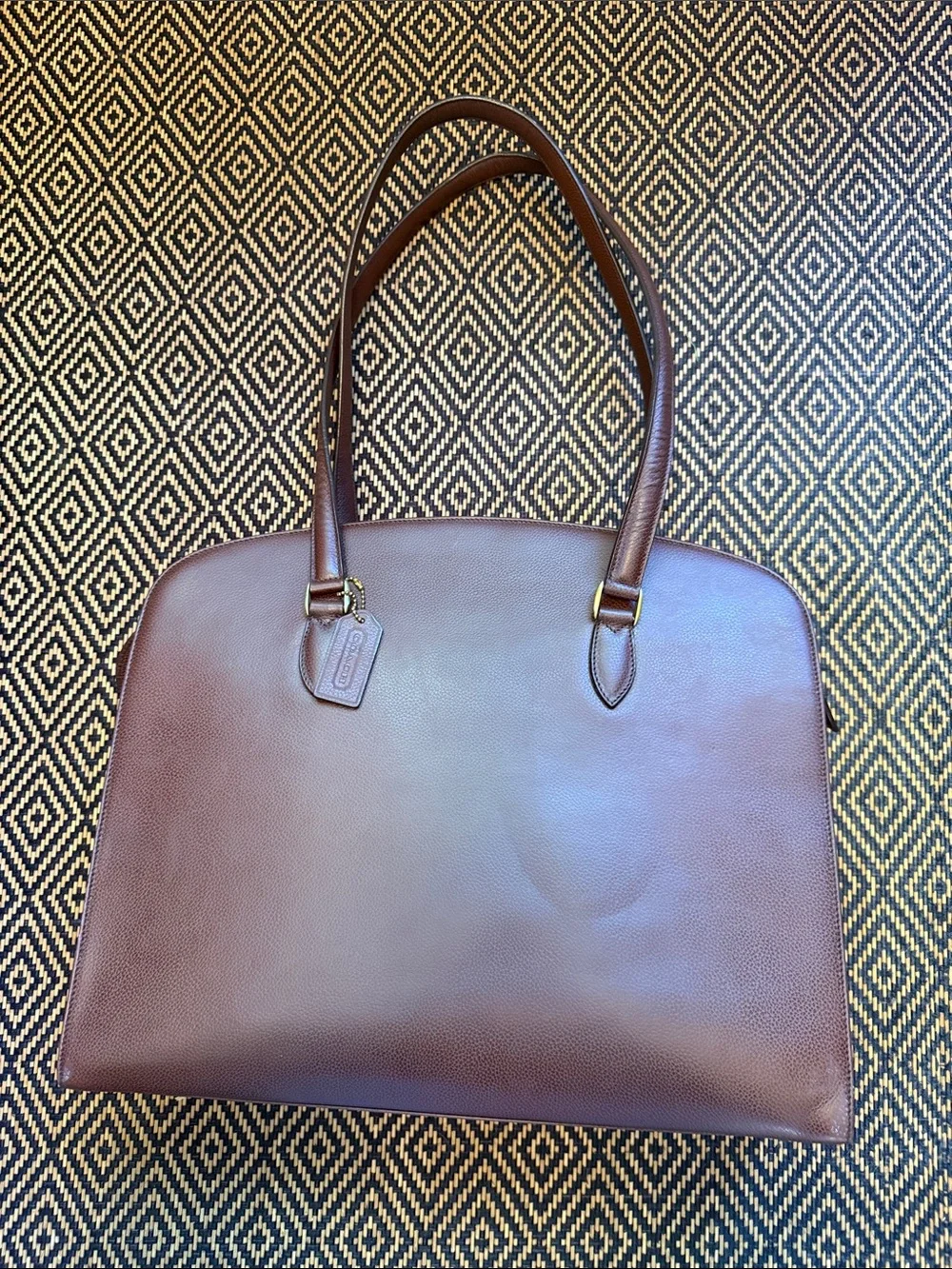Vintage Coach Arcadia Tote 4409 Beachnut Madison Collection made in Italy
